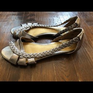 Seychelles metallic flats